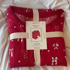 American Eagle Outfitters Red Bow Pattern pj set Medium so soft